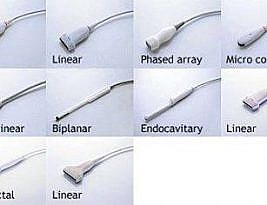 Various Ultrasound Probes types
